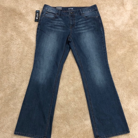 Apt9 Bootcut Mid-rise Jeans - Picture 1 of 4